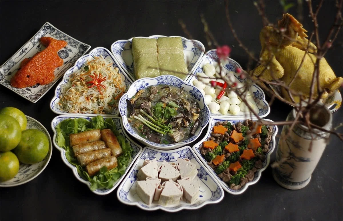 Mâm cỗ cúng ông Công ông Táo đẹp mắt của bà nội trợ đảm