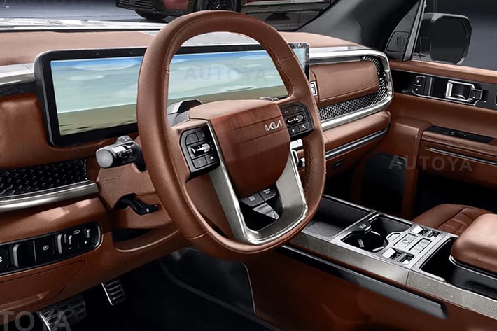 Về động cơ, Kia Telluride 2026 dự kiến sẽ có hai tùy chọn mới, đầu tiên là máy xăng V6, dung tích 3.5L, sản sinh công suất tối đa 287 mã lực và mô-men xoắn cực đại 352 Nm.