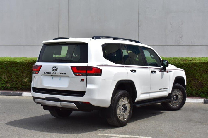 Tại Việt Nam, Toyota Land Cruiser LC300 hiện chỉ được phân phối với tùy chọn động cơ xăng tăng áp V6 3.5L, sản sinh công suất 409 mã lực và mô-men xoắn cực đại 650 Nm. Xe được nhập khẩu nguyên chiếc, có giá niêm yết từ 4,58 tỷ đồng, cạnh tranh trong phân khúc SUV hạng sang cùng các đối thủ như Mercedes-Benz GLS, BMW X7 hay Audi Q7.