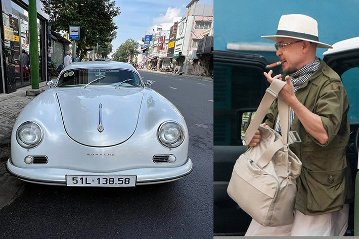 Ông Đặng Lê Nguyên Vũ đã tiếp tục bổ sung vào bộ sưu tập của mình mẫu Porsche 356A Speedster cổ điển. Xe được sản xuất trong giai đoạn 1955 - 1959. Tại Việt Nam, số lượng Porsche 356A Speedster chỉ đếm trên đầu ngón tay. Chiếc xe của ông Vũ sở hữu ngoại thất màu trắng, kiểu dáng bo tròn, mềm mại đặc trưng của dòng xe thể thao Đức thời kỳ đầu.