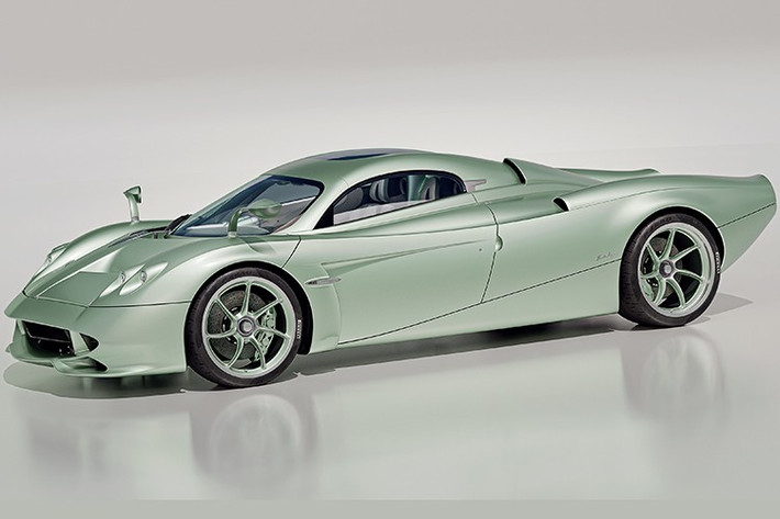Huayra Codalunga Speedster mui trần được phát triển bởi bộ phận chế tác đặc biệt Pagani Grandi Complicazioni, lấy cảm hứng từ các mẫu xe đua đường trường những năm 1950 - 1960, đặc biệt là Porsche 917 - biểu tượng được chính Horacio Pagani yêu thích.