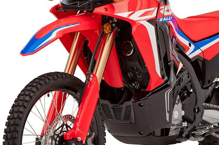 Về sức mạnh, CRF250 Rally không có sự thay đổi so với phiên bản trước. Xe sử dụng động cơ DOHC, làm mát bằng chất lỏng, với một xi-lanh có dung tích 249 cc.