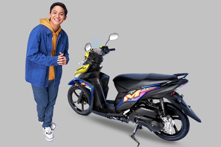 Yamaha Motor Indonesia chỉ phân phối Mio M3 2025 với một phiên bản, gồm 4 tùy chọn màu sắc: Metallic Cyan (xanh ánh kim), Metallic White (trắng ánh kim), Metallic Red (đỏ ánh kim) và Metallic Black (đen ánh kim).