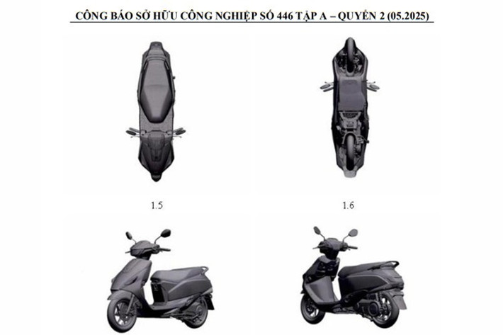 Một mẫu xe máy điện hoàn toàn mới vừa được Công ty Suzuki Motor đăng ký bản quyền kiểu dáng công nghiệp tại Việt Nam, theo thông tin được công bố trong Quyển 2 thuộc Công báo số 446 tập A do Cục Sở hữu trí tuệ Việt Nam phát hành.