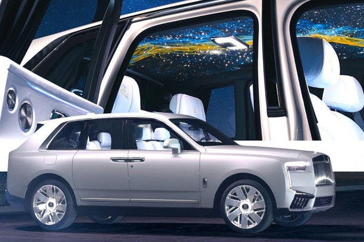 Chiếc Rolls-Royce Cullinan Cosmos chứng minh rằng người ta không cần phải nhờ đến thợ độ để làm cho chiếc Rolls-Royce thế hệ mới của mình nổi bật hơn, vì công ty có đủ công cụ để tạo nên một thứ gì đó ngoạn mục.