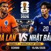 Dự đoán Hà Lan vs Nhật Bản: Đại chiến hấp dẫn tại bảng F World Cup 2026