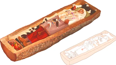 Bí ẩn người phụ nữ thời đồ sắt nằm trong quan tài cây