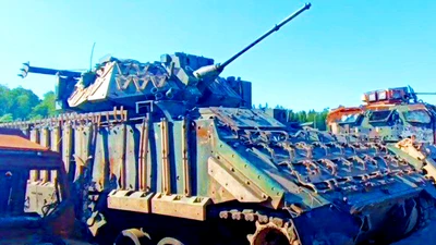 “Hàng lạ” trên chiếc M2 Bradley mà Nga thu giữ được 