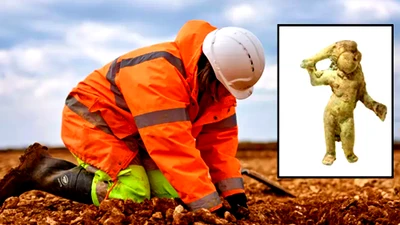 Khai quật tượng thần tình yêu La Mã cổ đại lộ chi tiết lạ