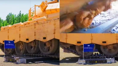 Trung Quốc kiểm tra độ “lỳ đòn” của pin điện bằng xe tăng 