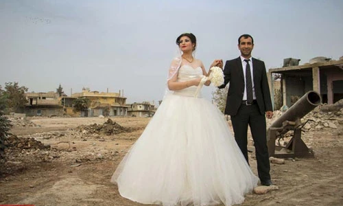 Đám cưới giữa vùng đất Syria sạch bóng IS