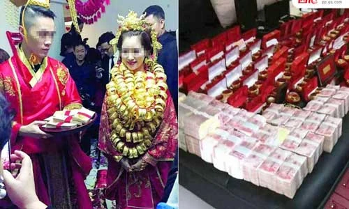 Những đám cưới xa hoa ở Trung Quốc