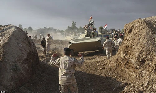 Loạt ảnh mới trên chiến tuyến Mosul