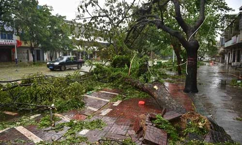 Hình ảnh đảo Hải Nam tan hoang sau bão Sarika