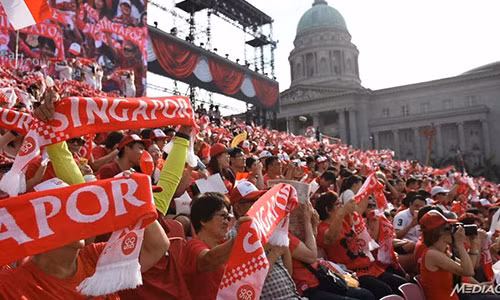 Hoành tráng diễn tập kỉ niệm 50 năm ngày Quốc khánh Singapore