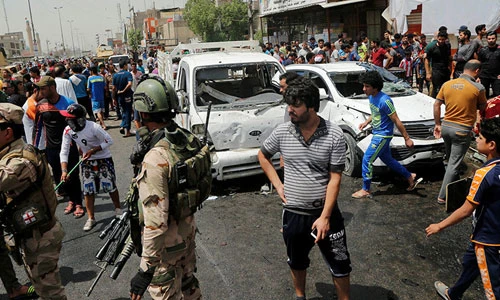 Hiện trường đánh bom đẫm máu ở Iraq, 140 người thương vong