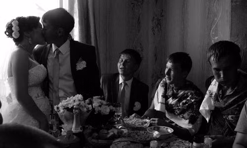 Những hình ảnh ấn tượng về đám cưới ở Nga