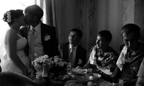 Những hình ảnh ấn tượng về đám cưới ở Nga