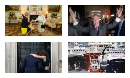 Một năm chao đảo của chính trường Anh qua ảnh