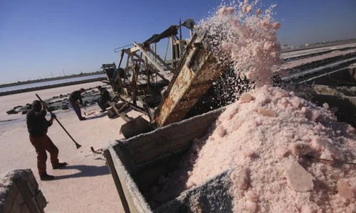 Chiêm ngưỡng cảnh đẹp từ đầm muối hoang ở Crimea