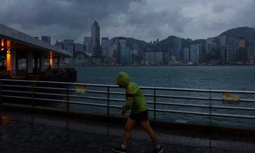 Loạt ảnh Hong Kong trước thềm siêu bão Haima