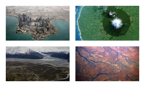 Khác lạ danh lam thắng cảnh nhìn từ trên cao