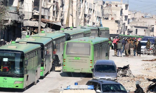 Hình ảnh mới về sơ tán phiến quân khỏi Đông Aleppo