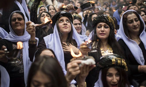 Chùm ảnh người Yazidi mừng năm mới ở Bắc Mosul bất chấp IS