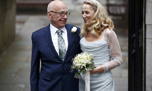 Chùm ảnh đám cưới lần thứ tư của ông trùm Murdoch