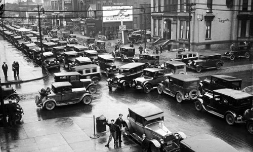 Cảnh tắc đường thời xa xưa trông ra sao?