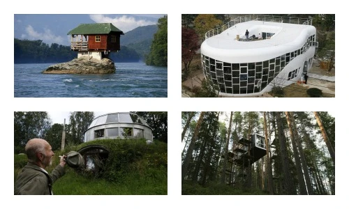 Muôn kiểu nhà quái dị trên thế giới