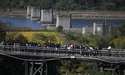 Những hình ảnh mới nhất vùng phi quân sự Triều Tiên