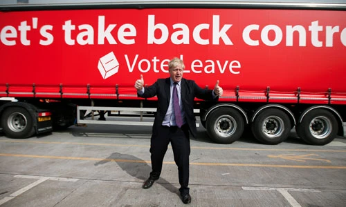 Thủ lĩnh phe Leave trong Brexit Boris Johnson qua ảnh
