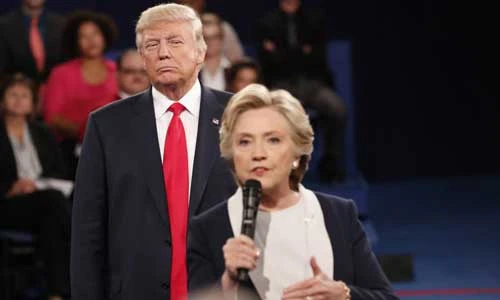 Chùm ảnh ấn tượng về hai ứng viên tổng thống Mỹ