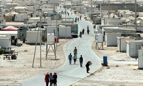 Trại tị nạn dành cho người Syria ở Jordan