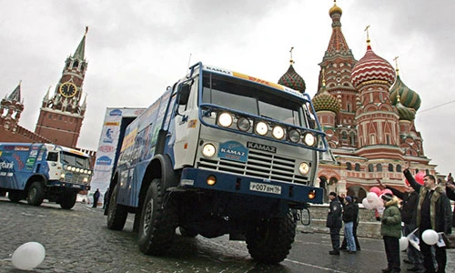 Ấn tượng dàn “ngựa sắt” Kamaz-Nga trên mọi địa hình