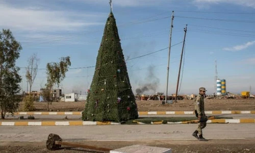 Ảnh: Dân Iraq vùng sạch bóng phiến quân IS đón Giáng sinh