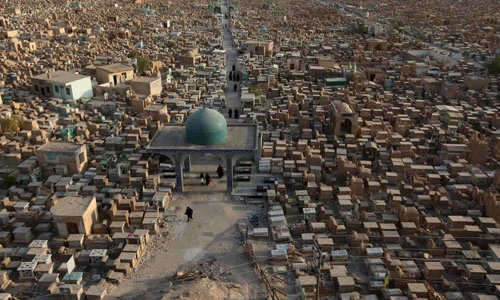 Hãi hùng nghĩa địa Wadi al-Salam ở Iraq