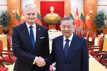 Tổng Bí thư, Chủ tịch nước, Chủ tịch Quốc hội hội đàm với Tổng thống Litva