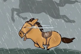 Chú ngựa Mã Tiểu Dã vừa chạy vừa khóc gây sốt mạng