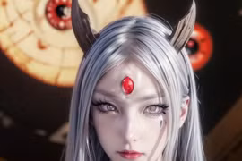 AI tái hiện Kaguya Naruto đẹp mê hồn với ánh mắt biết nói