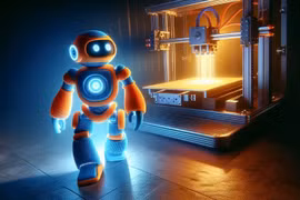 Robot 3D bước ra từ máy in như phép màu, không cần lắp ráp