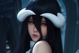  Albedo phiên bản AI gợi cảm đến mức fan "xỉu up xỉu down" 