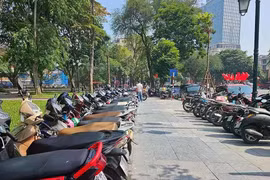 Bố trí bãi xe 800m2 gần hồ Gươm phục vụ người dân dịp Tết Bính Ngọ 2026