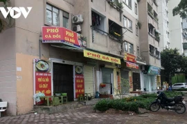 Ki-ốt tại Khu đô thị Việt Hưng nhộn nhịp trở lại