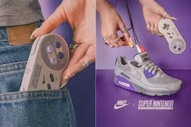 Giày Nike tích hợp máy SNES gây sốt cộng đồng