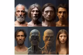AI vẽ diện mạo con người sau 1.000 năm gây sốc