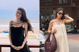 Quỳnh Châu gây sốt với vóc dáng thon gọn những tháng cuối thai kỳ