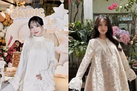 Bầu lần 5, con gái Minh "Nhựa" vẫn đẹp rạng rỡ như thời còn son