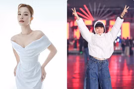 Hot face sao Việt: Đông Nhi gợi cảm với váy trắng trễ nải